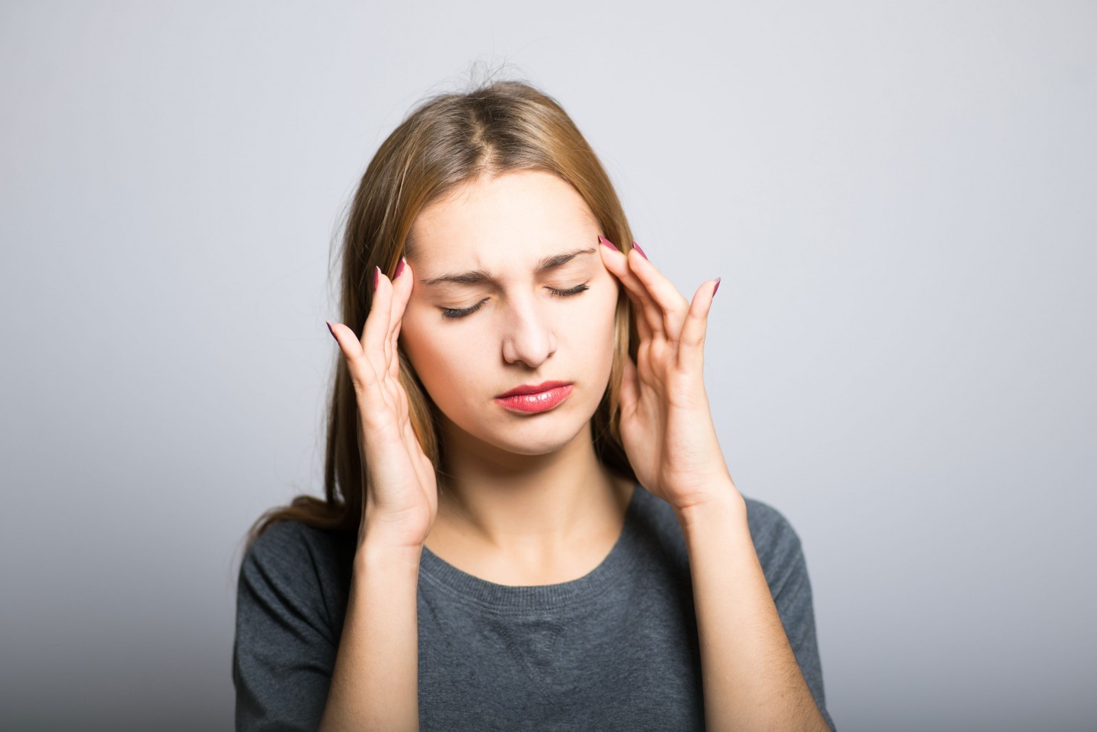 How does stress affect skin?